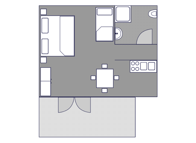 Tlocrt apartmana - 5 - Typ/2
