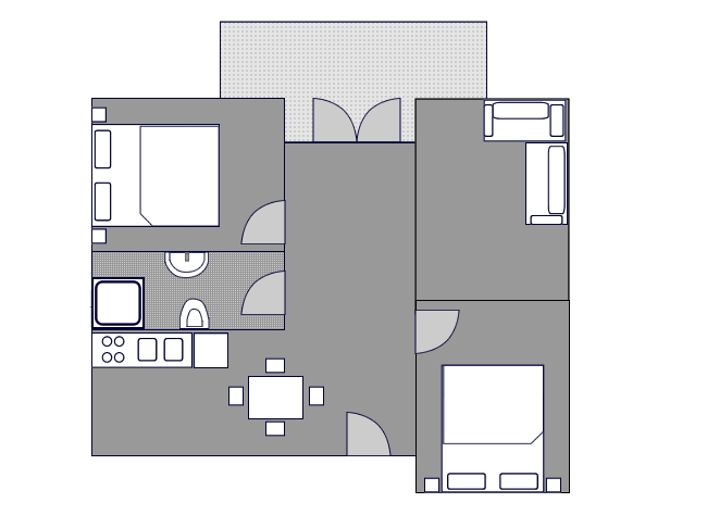 Tlocrt apartmana - 8 - Typ/4